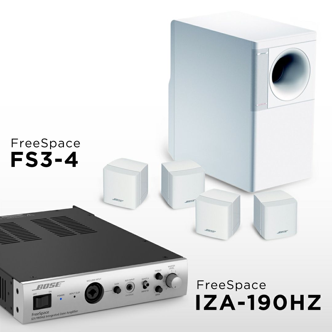 BOSE ボーズ ASET-24B4 BGM用セット スピーカー4＋1台 | JATO online shop 