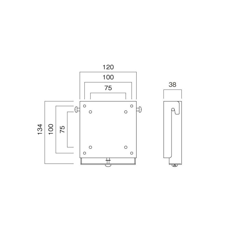 HAMILEX ハミレックス LH-21 壁掛金具 角度固定タイプ ～43V型 | JATO